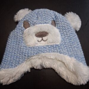 Toby & Me NWOT Polar Bear Hat   Size 12-24 Months